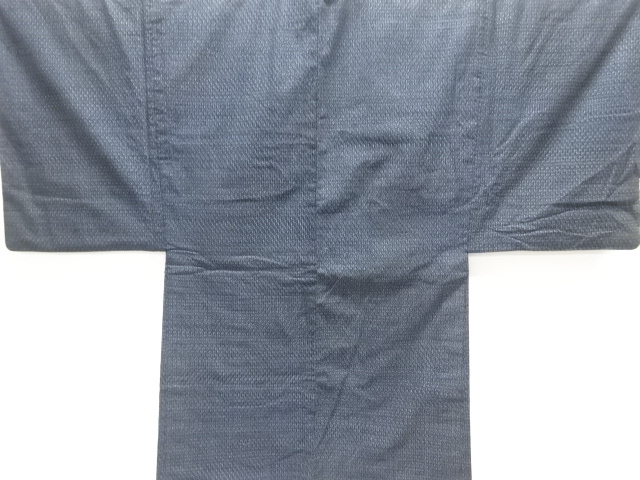 JAPANESE KIMONO / ANTIQUE MENS HAORI / COTTON / KIKKO KASURI